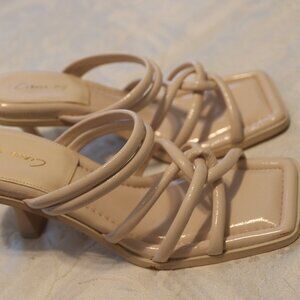 Circus NY By Sam Edelman Strappy Heeled Sandal Savanna Size 10 Beige/Nude